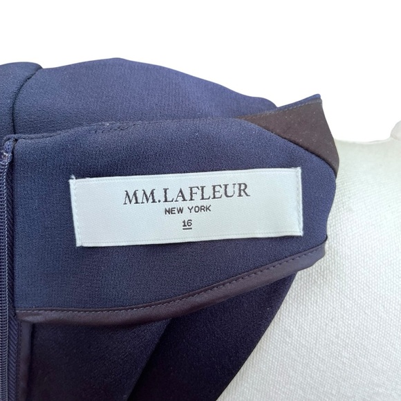 MM Lafleur - Inez Dress in Navy Blue - Size 16 - Picture 9 of 12